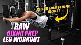 Raw Leg Workout Footage | Bikini Prep Life ep. 17