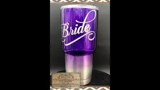 Lazerworx Design Studio Powder Coated Laser Engraved Tumbler