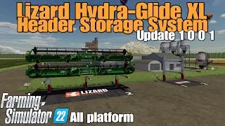 Система хранения заголовков Lizard Hydra-Glide XL / ОБНОВЛЕНИЕ FS22 от 24 мая