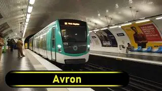 Metro Station Avron - Paris 🇫🇷 - Walkthrough 🚶