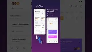 Task Management App Screens.