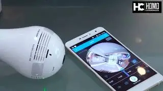 foco con camara de Vigilancia hd wifi