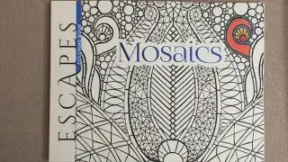 ESCAPES Mosaics Coloring Book (Adult Coloring) flip through