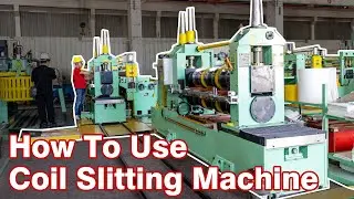 High Speed Slitting Line | Dual Slitter Head Steel Coil Slitting Machine With Belt Bridle Tension