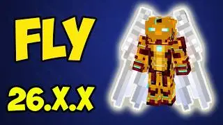 Minecraft FLY MOD 1.21.6 - how to use (Spotlight) (FLY Cheat Mod 1.21.6 with FABRIC)