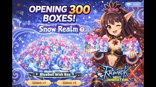 Opening 300 BOXES Ragnarok X Snow Realm. ROX GLOBAL #roxglobal