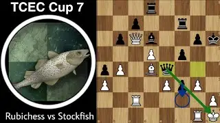 Stockfish Kills Slowly!! | RubiChess vs Stockfish | TCEC Cup 7 2022