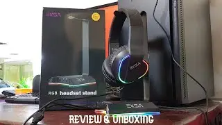 EKSA W1 RGB Gaming Headset Stand - Review & Unboxing