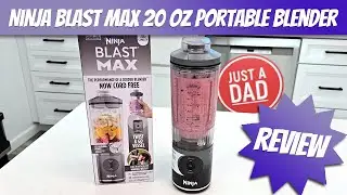 Ninja Blast Max 20Oz Portable Cordless Blender BC200 REVIEW How to Make a Smoothie with Frozen Fruit