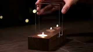 LUMENQI Holzdesign Schw&auml;bisches Adventslicht 