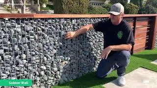 Gabion Walls | Modern Fence & Deck
