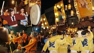 R7.8.3 宮北/三崎通/職人町/南魚町/田町 第三組＆第四組合同 叩き出し 本楽 桑名石取祭