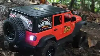 Test Drive jeep Wrangler Rc MN128 scala 1:12 4WD