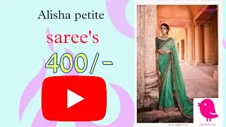 Alisha petite saree's #fancy#youtubeshorts#shorts#latest#trending#meesho#saree#silk