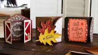 Autumn Gatefold Cards SVG Kit Trailer