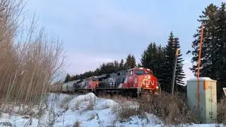 BRAND NEW ES44ACs! CN 3908 West At Spruce Grove, AB