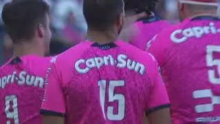 TOP 14 - Essai de Paul GABRILLAGUES (SFP) - Stade Fran&ccedil;ais Paris - USA Perpignan - Saison 2022/2023
