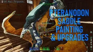 Ark Survival Ascended &ndash; The Island (EP147) &ndash; Fun with Pteranodons, P7 Saddle Painting & P6 Upgrades