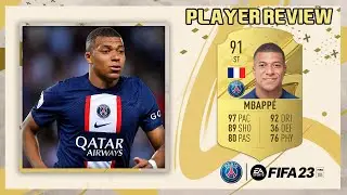 THE BEST! 🥇 91 KYLIAN MBAPPE PLAYER REVIEW! FIFA 23 ULTIMATE TEAM