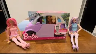 Barbie doll electric car unboxing with Odile #barbie #barbiedoll #doll #toys #barbiemovie #ken