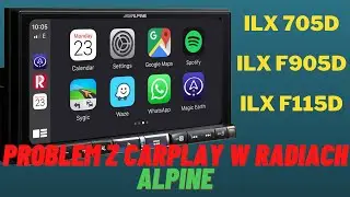 Problem z bezprzewodowym działaniem CarPlay w radiach Alpine (iLX 705D, iLX F905D, iLX F115D)
