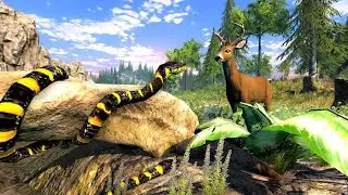 Best Animal Games - Anaconda Snake Attack Simulator 3D Android Gameplay