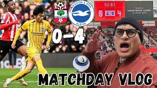 MITOMA Sinks SOUTHAMPTON | Southampton 0-4 Brighton | MATCHDAY VLOG | Seagulls hit FOUR past Saints!