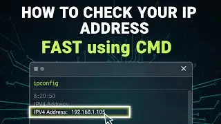 How to Check Device Internet IP Using CMD | Complete ipconfig Command Tutorial || #ip #networking 