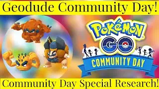 Alolan Geodude Community Day Pokemon Go Update | Special Research Pok&eacute;mon Go | Pokemon Go New Event