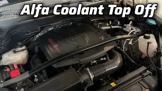 2019 Alfa Romeo Stelvio Maintenance Tip: Check BOTH Coolant Tanks