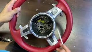 K.Studio Автоателье. Снимаем руль Porsche Carrera