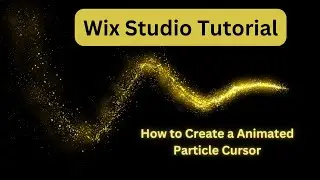 Create a Beautiful Custom Particle Cursor Animation in Wix Studio