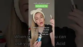 Instant Glow Hack: Hyaluronic Acid Over Makeup! #matureskin