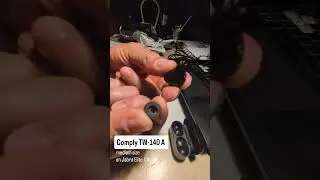 Comply TW-170-A foam ear tips on Jabra Elite 4 Active #earbudswireless #earbuds #activenoisecancel