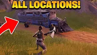 The *NEW* Drivable ARMORED Battle Bus Vehicle (Where To Find & How To Use)
