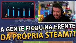 GAULES VIRA A TOP 1 STREAM DO MAJOR NO MUNDO E DESCOBRE EM LIVE | CORTES DO GAULES
