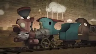 Wild West train animation ￼