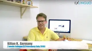 Review (in German) of Exlinguo St Petersburg Russian language courses by Kilian, Germany | July 2016