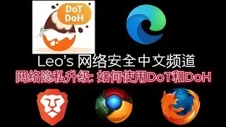 网络隐私升级：使用DoT和DoH让你的DNS查询不留痕迹 | 1分钟设置浏览器来加密DNS服务，还不快去动动你的小手 | #dns #dnsleak #黑客 #黑客教程 #leocybsec