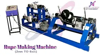 Rope machine 2mm to 6mm by NAVKAR PLASTOTECH +91 8733836657