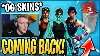 TFUE REACTS TO *OG* SKINS COMING BACK TO FORTNITE TO SAVE IT FROM APEX LEGENDS!