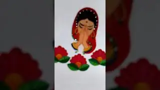 Ready Made Rangoli Patches | Easy Festival Decoration ✨#ReadyMadeRangoli #RangoliForHome