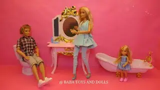 Unboxing Barbie Bathroom Playset (Gloria)