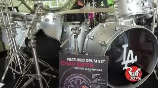 Red Hot Chili Peppers' Chad Smith's drum kit at NAMM show 1/25/26