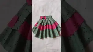 Very Easy Baby Skirt Cutting  #easycutting #tailoring #hacks #style #fashion #viralshorts #shorts