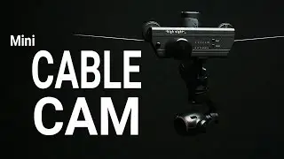 Small Cable Cam for Osmo, GoPro and A7sii from High Sight, the creators of the autonomous cable cam.