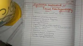 Syndromes associated with Facial Hemihypertrophy mnemonic, learn them under 3 mins