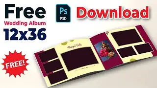 New inner page design for wedding album | #albumdesign #weddingalbum #freedesign #freepsd #psd