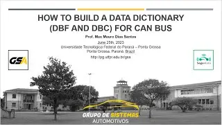 3. How to Build a Data Dictionary (DBF and DBC) for CAN Bus