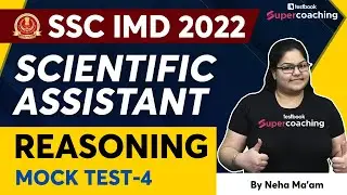 SSC IMD Reasoning Classes 2022 | Reasoning for SSC IMD | SSC IMD 2022 | By Neha Ma'am